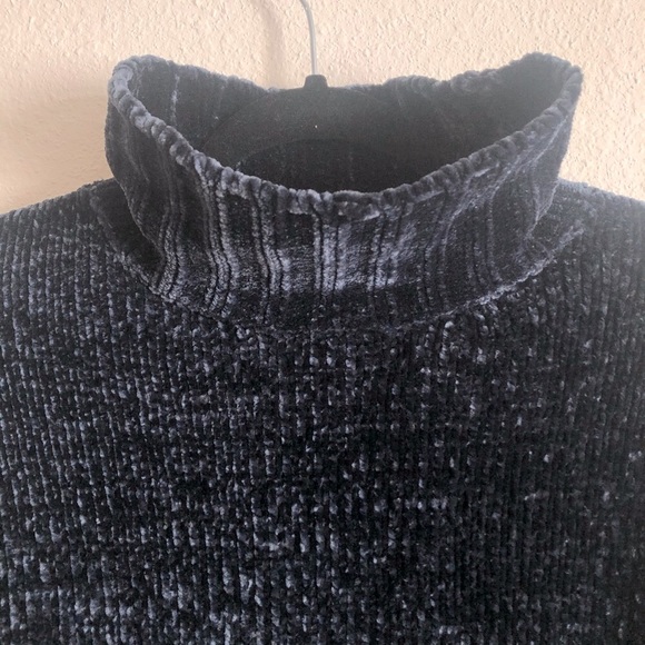 Cynthia Rowley mock neck royal blue sweater - Picture 4 of 5